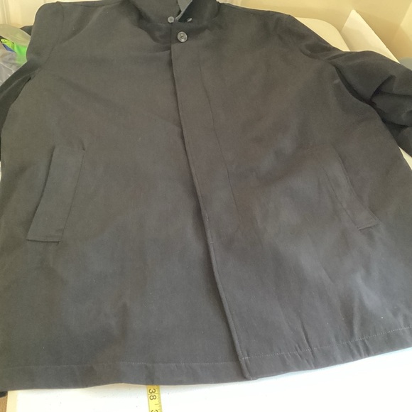 NWT $280 Jean-Paul Germain Black Heavy Work Coat Lined Water Repellent Sz 3XL - Picture 13 of 16
